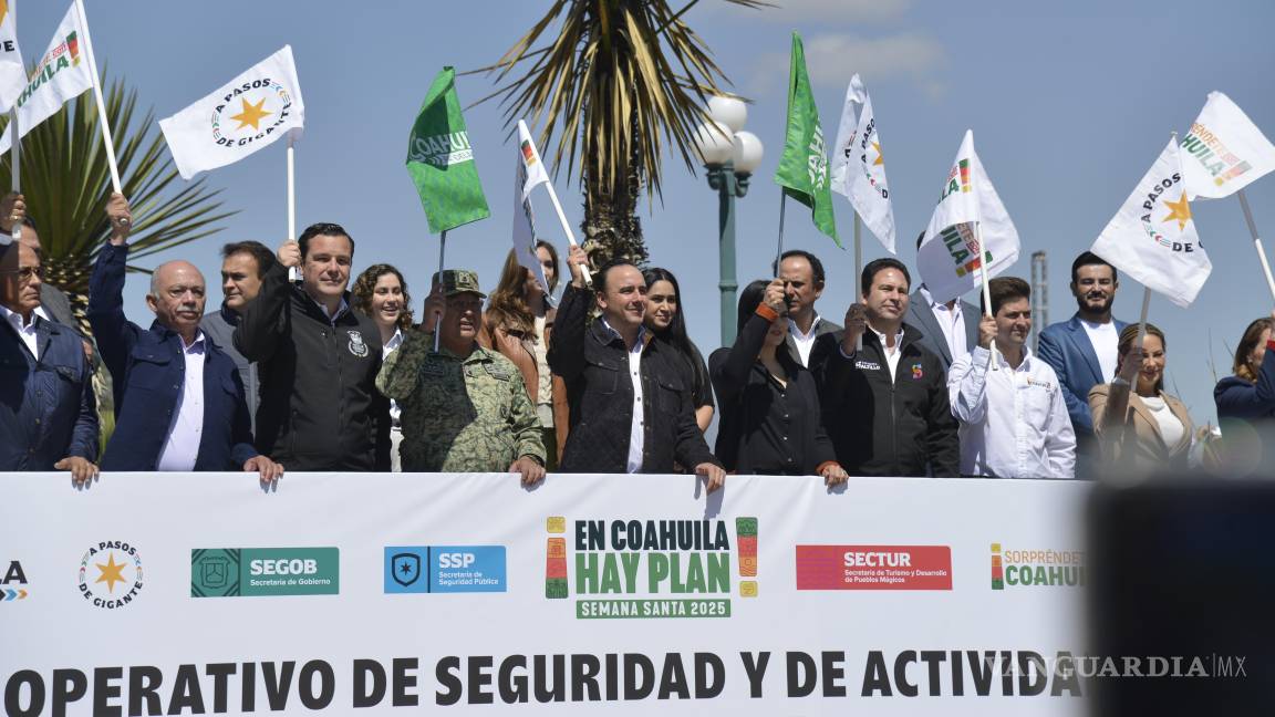 Arranca en Coahuila operativo de Semana Santa con seguridad, turismo y prevención