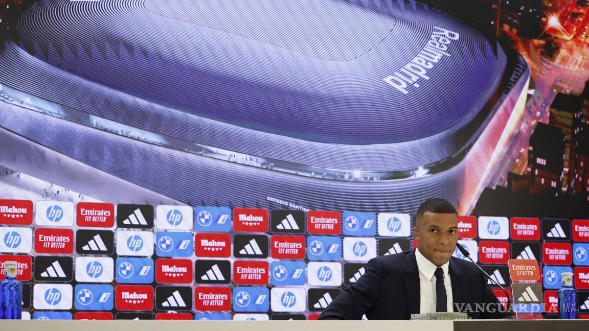 $!Mbappé fue presentado hoy en el Santiago Bernabeu como nuevo jugador del Real Madrid.