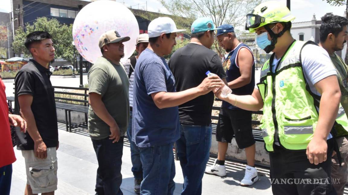 Ante altas temperaturas Nuevo León pone en marcha Operativo de Hidratación