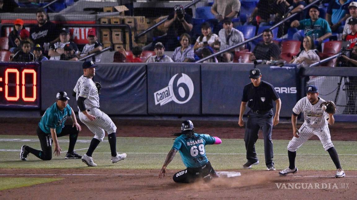$!La Nave Verde intentó acelerar a fondo para recuperarse pero no lo pudieron conseguir ante el buen trabajo de los Sultanes de Monterrey.