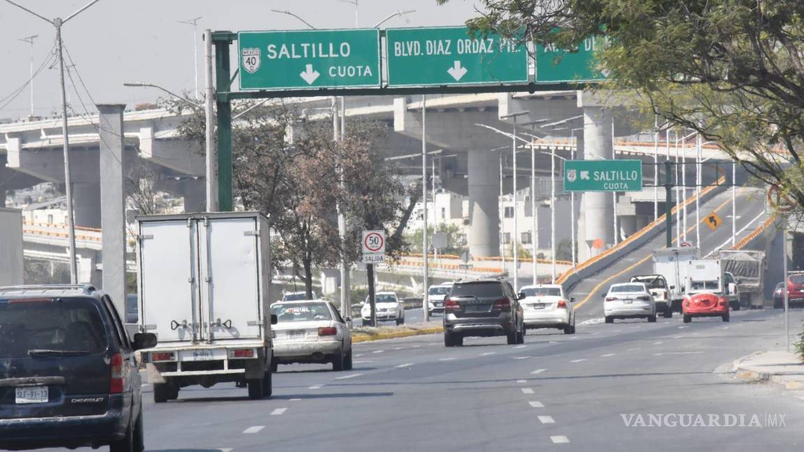 Abren viaducto elevado Santa Catarina en dirección a Saltillo