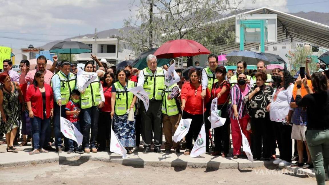 Inicia Chema Fraustro construcción de Centro Comunitario al poniente de Saltillo