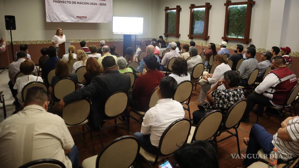 $!En su presentación, la ex secretaria de Economía habló sobre los retos que tiene la 4T en el norte del país.