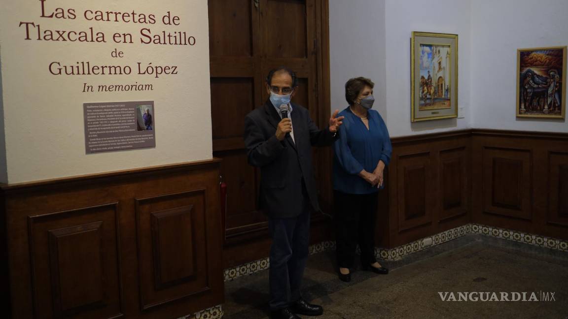 Guillermo López contó la fundación de la Nueva Tlaxcala con su arte