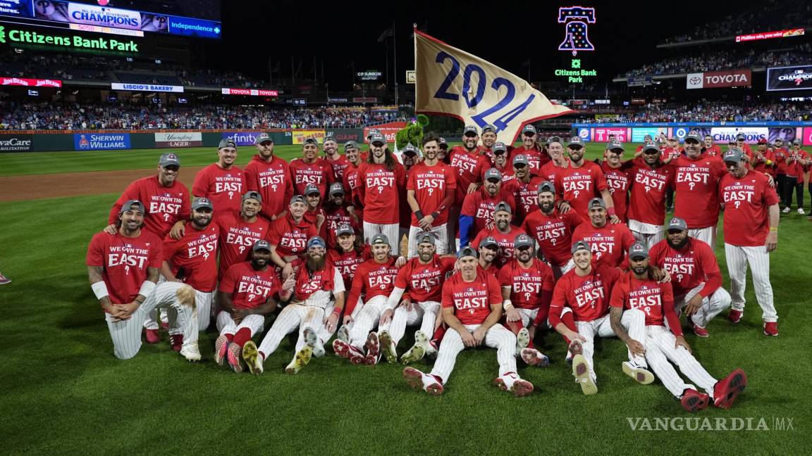 ¡Phillies campeones en Grandes Ligas! Filadelfia conquista la División Este de la Nacional