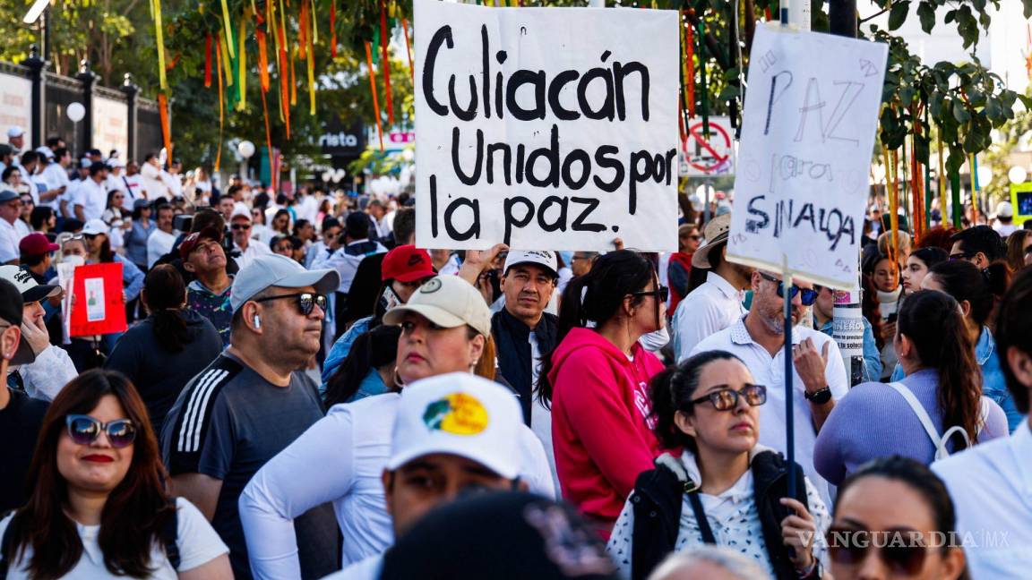 Realizan segunda marcha por la paz en Culiacán: piden justicia por menores de edad asesinados