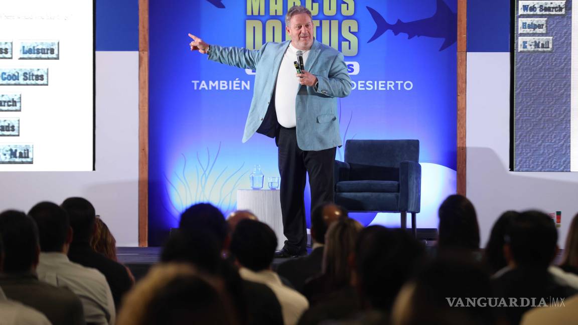 Comparte Marcus Dantus consejos ‘de tiburón’ a emprendedores saltillenses