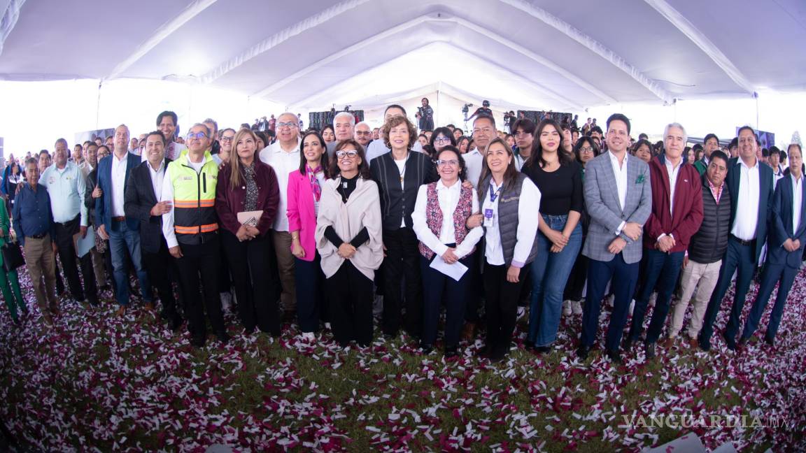 Secihti y gobierno de Tlaxcala colocan primera piedra de Universidad Nacional Rosario Castellanos (UNRC) Unidad Académica Teolocholco