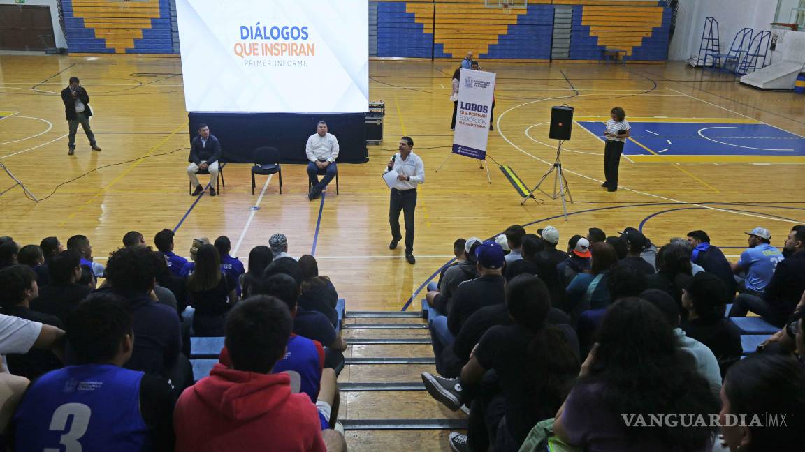 $!Pimentel Martínez destacó los logros de los atletas universitarios y fijó la meta de llevar a la UAdeC al Top 10 del deporte universitario nacional.