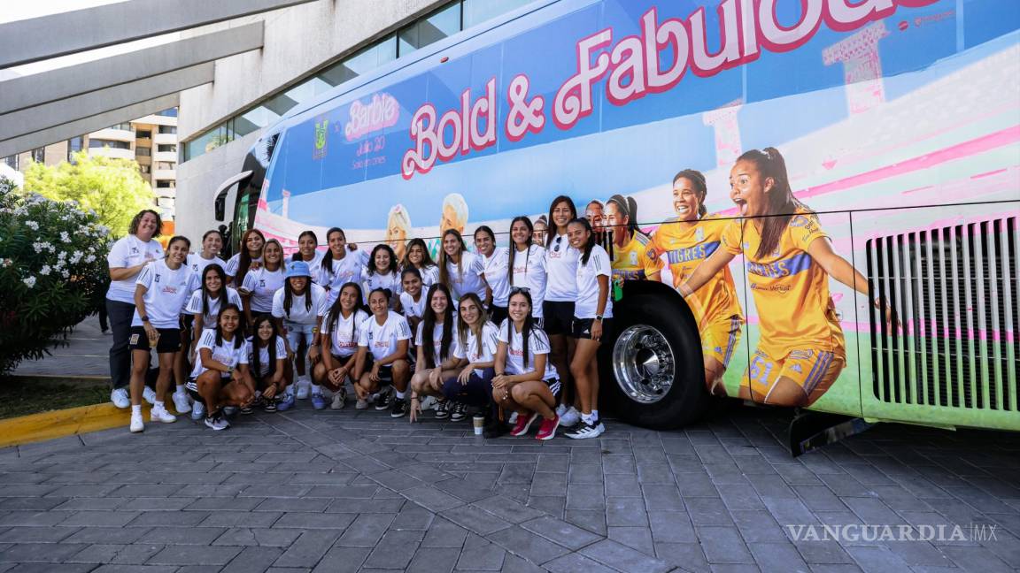 Tigres Femenil se suma a la euforia de ‘Barbie’: realizan la campaña ‘Bold &amp; Fabulous’ para promover la igualdad de género