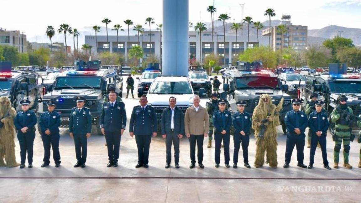 $!El gobernador de Coahuila, Manolo Jiménez, dijo que estos eventos son importantes porque se fortalece la seguridad de Torreón.