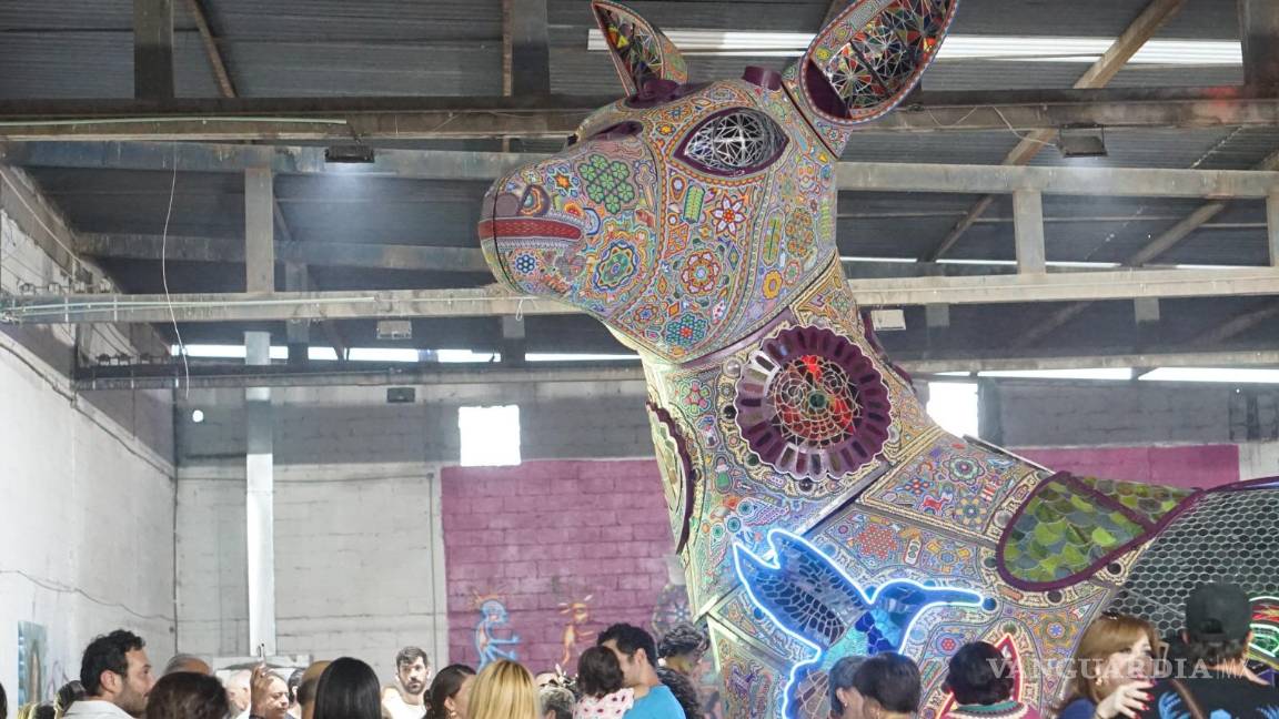 Escultura monumental wixárika de Torreón representará a México en festival internacional Burning Man