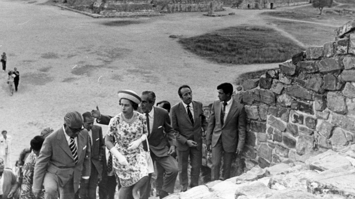 $!En la imagen: La visita de Isabel II a Oaxaca en 1975.