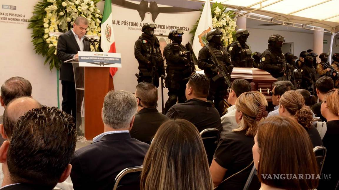El Estado brinda todo el apoyo a familias de policías caídos en cumplimiento del deber: Gobernador de Coahuila