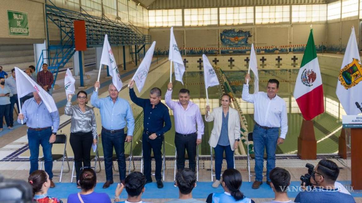 Ya rehabilitan alberca de la Unidad Deportiva Torreón