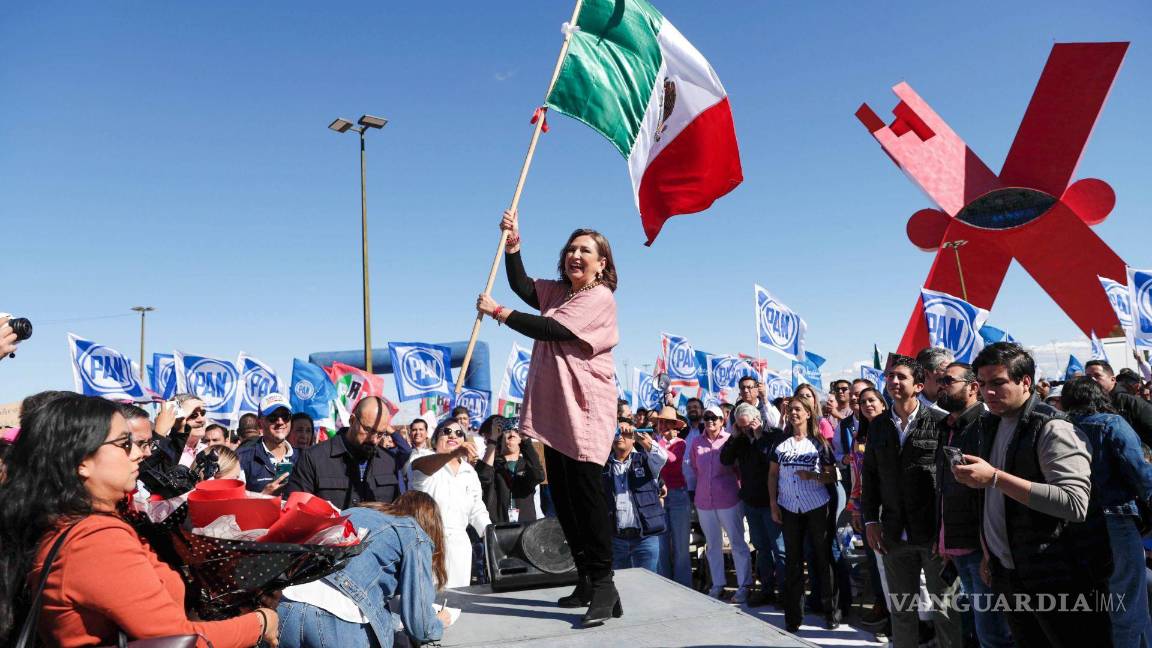 $!Xóchilt Gálvez, precandidata a la Presidencia de la República por el Frente Amplio por México (PAN, PRI, y PRD).