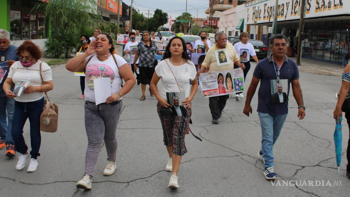 Marchan familiares de personas desaparecidas en Torreón