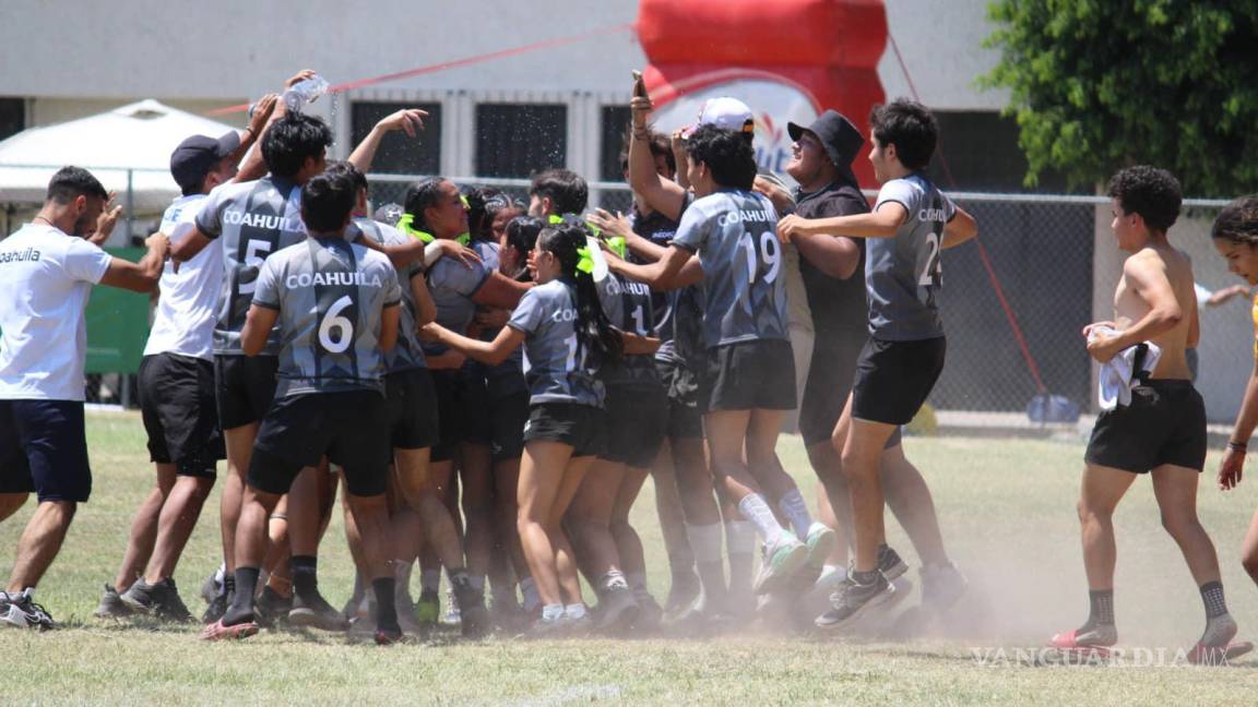 Nuevamente Coahuila conquista el rugby en los Nacionales de CONADE 2024