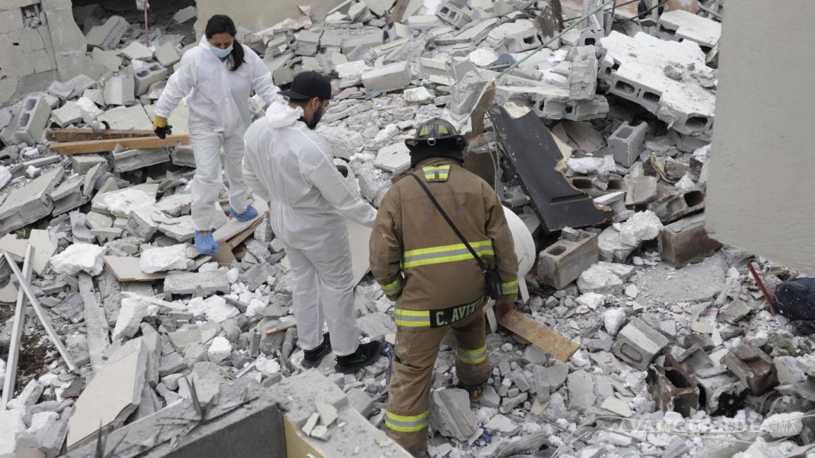 ‘Fue un accidente, deducimos que fue una fuga en la estufa’: FGE sobre explosión de casa de escoltas en Saltillo