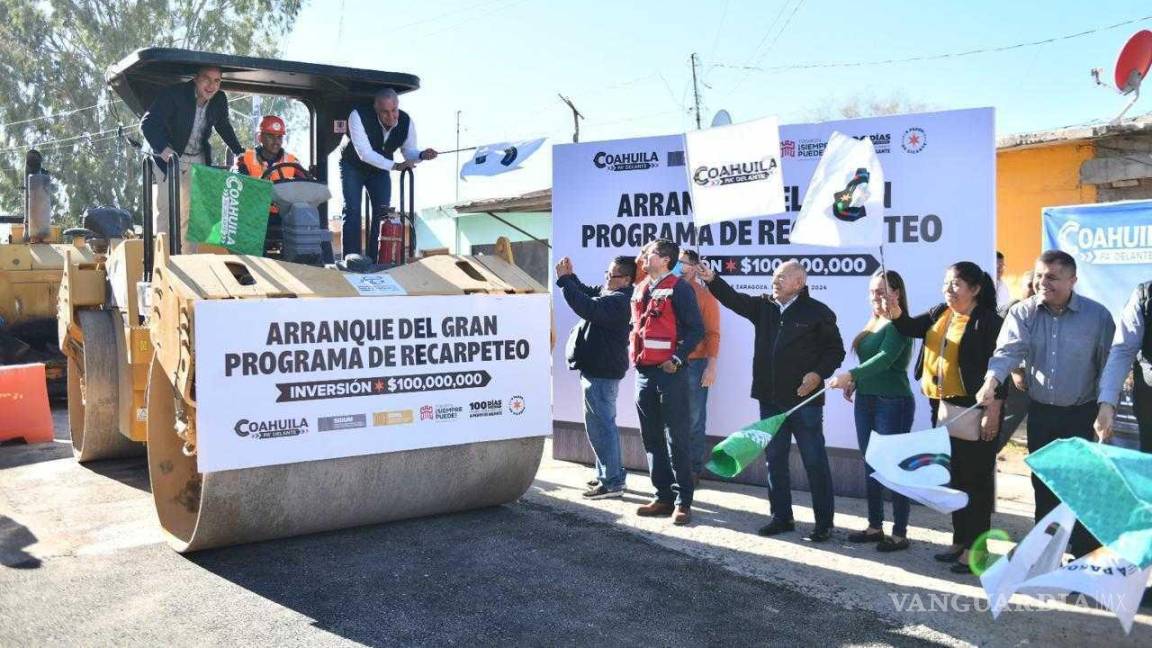 Con inversión de 100 mdp, inicia programa de recarpeteo en colonias de Torreón