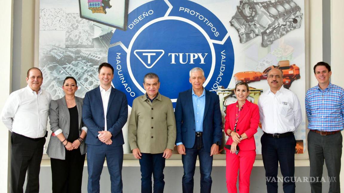 ‘Coahuila es un motor estratégico para la inversión’, menciona Miguel Riquelme en su visita a Tupy