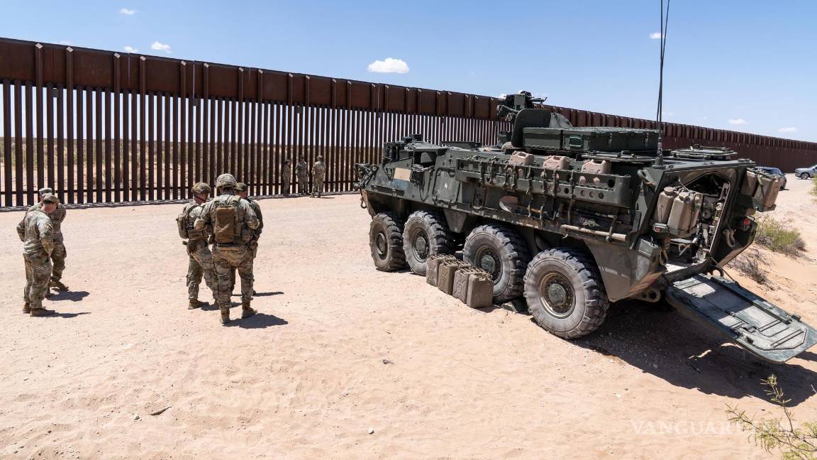 Dentro de la frontera militarizada de EU, hay un desplome histórico de la llegada de inmigrantes