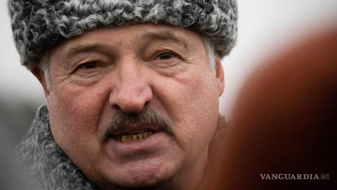 $!17/02/2020.El presidente bielorruso, Alexander Lukashenko, habla con periodistas durante los ejercicios militares entre Rusia y Bielorrusia en Osipovichi, Bielorrusia.