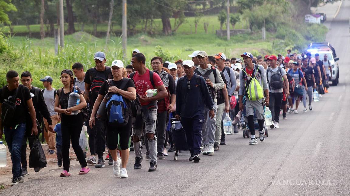 Sale rumbo a EU nueva caravana de migrantes desde frontera sur