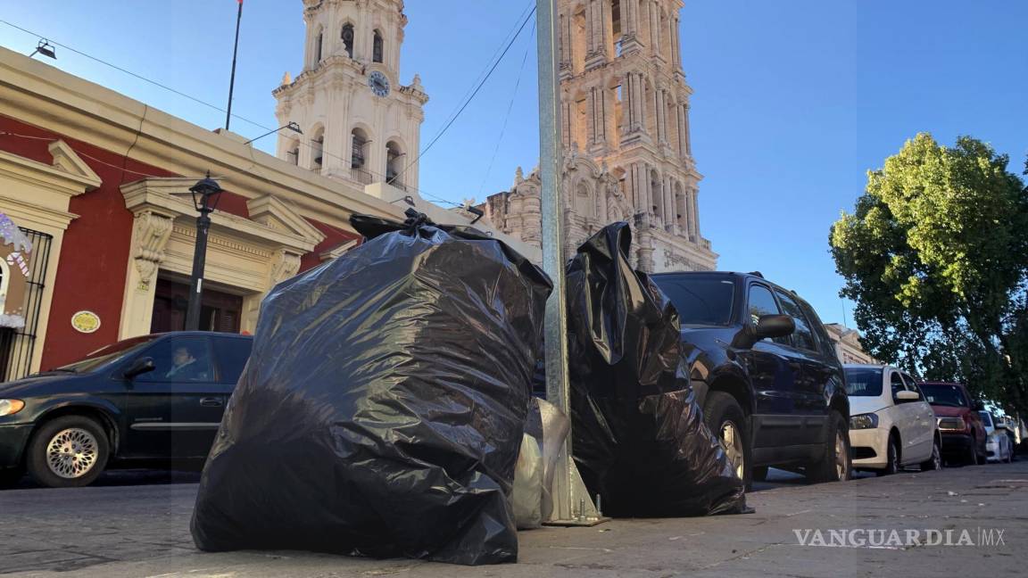 Dejan fiestas decembrinas 10 toneladas más de basura, dice Ayuntamiento de Saltillo