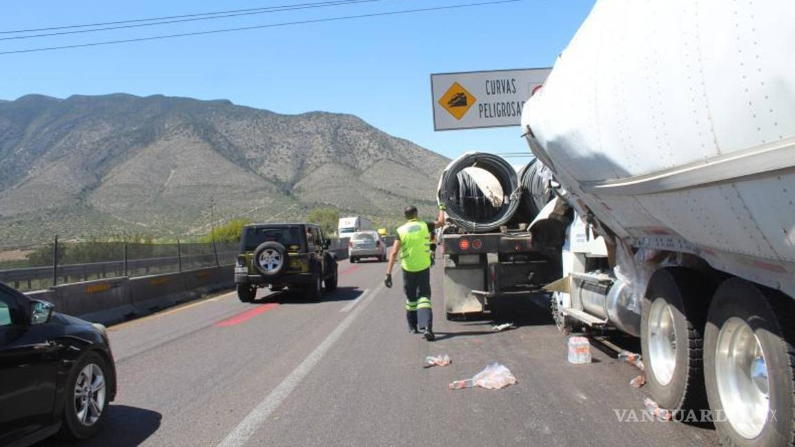 $!La vialidad se vio saturada durante unas horas.