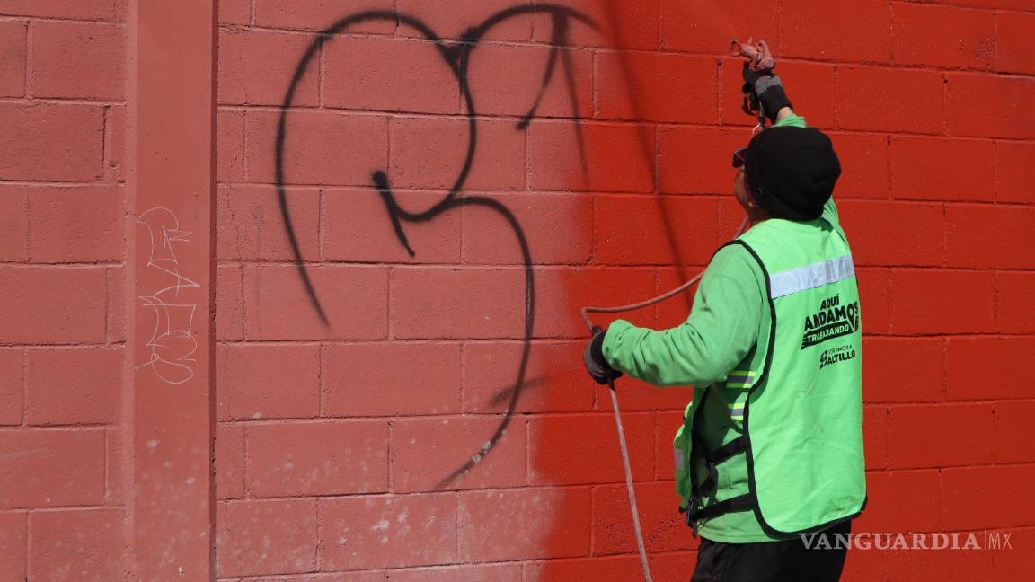 Saltillo combate el grafiti y mejora su imagen urbana con colaboración ciudadana