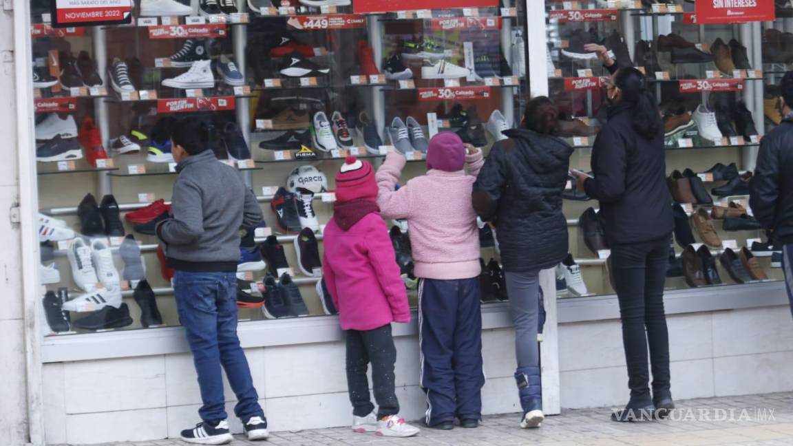 Ni frío detiene ventas del Buen Fin, Zona Centro de Saltillo reporta alza del 70%