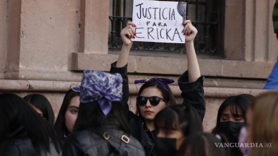 Un grito de justicia en Saltillo; feministas piden por Érika