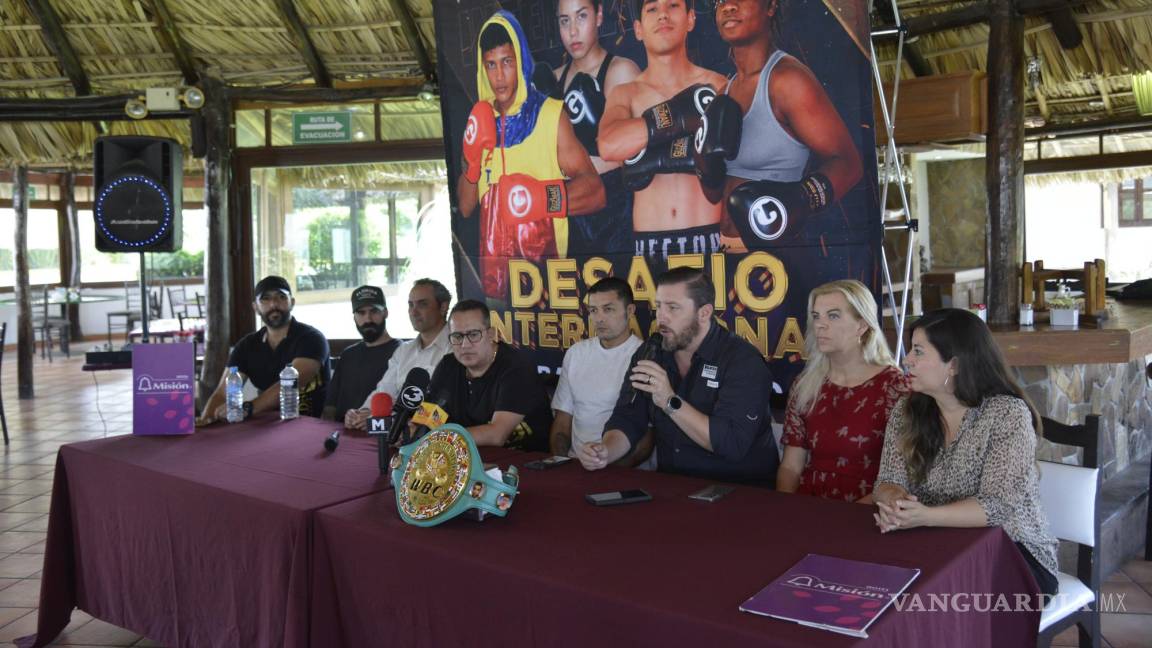 ¡A boxear Saltillo!; anuncian evento internacional en la capital