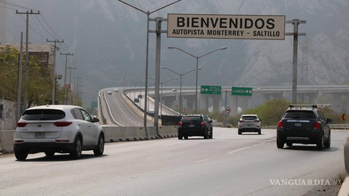 Hoy: ¿Cómo está el tráfico en la carretera Saltillo-Monterrey?