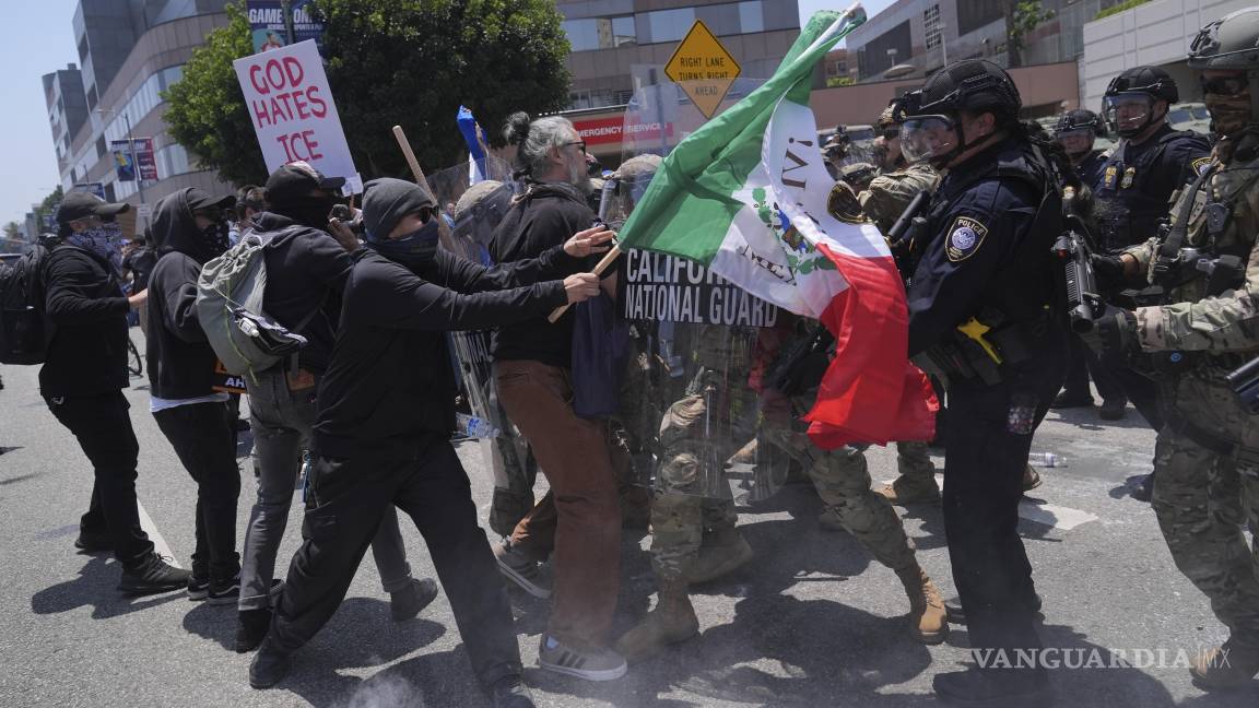 Morena y el costo de las palabras: Disturbios en Los Ángeles exhiben ruptura entre Sheinbaum y AMLO