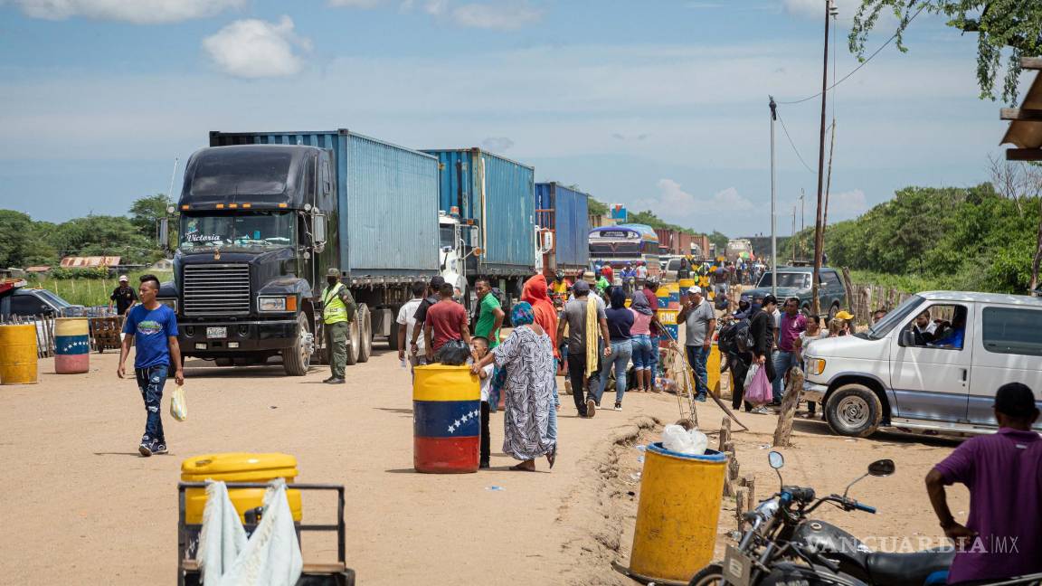 $!El paso fronterizo conocido como La Raya, en La Guajira.