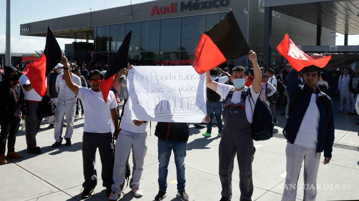 Audi interpone recurso para declarar ‘inexistente’ la huelga de empleados en Puebla