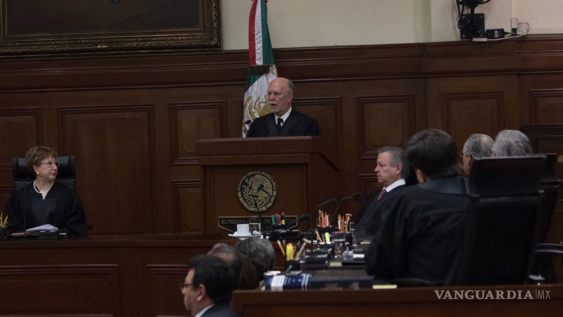 $!Ministro Juan Luis González Alcántara Carrancá (centro)