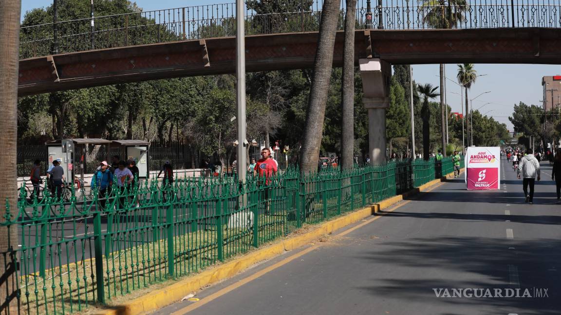 Dejan como nueva la reja en zona universitaria del bulevar Venustiano Carranza, en Saltillo