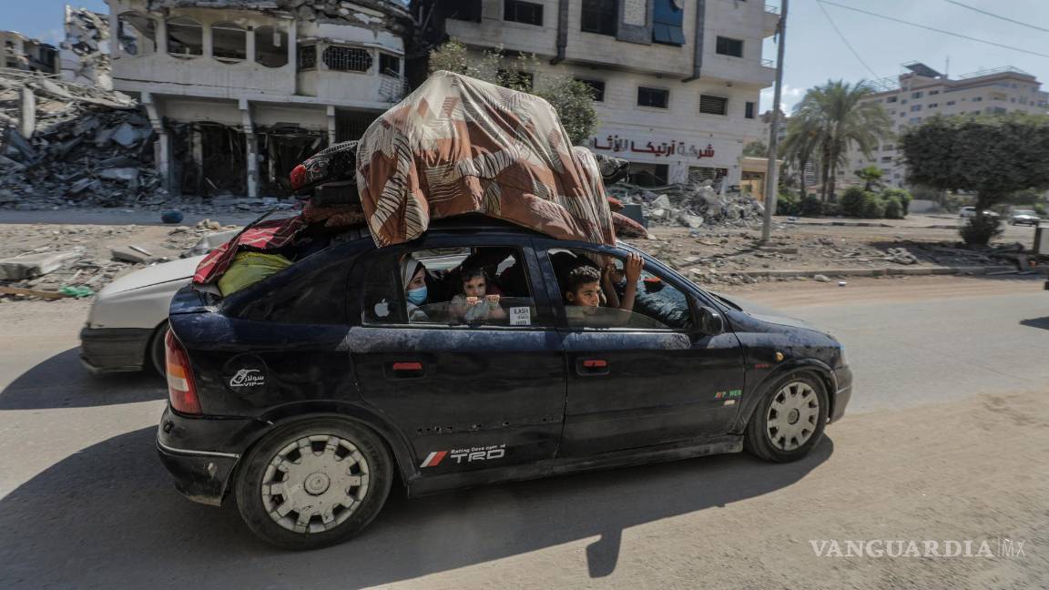 $!Las Fuerzas de Defensa de Israel (FDI) pidieron la evacuación de todos los civiles del norte de Gaza antes de una invasión terrestre prevista.