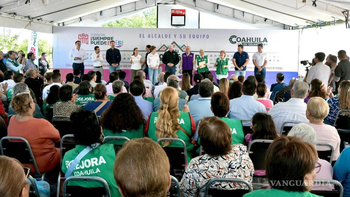 Rescatan espacio emblemático del Centro de Torreón, la meta es rehabilitar 100 plazas este año