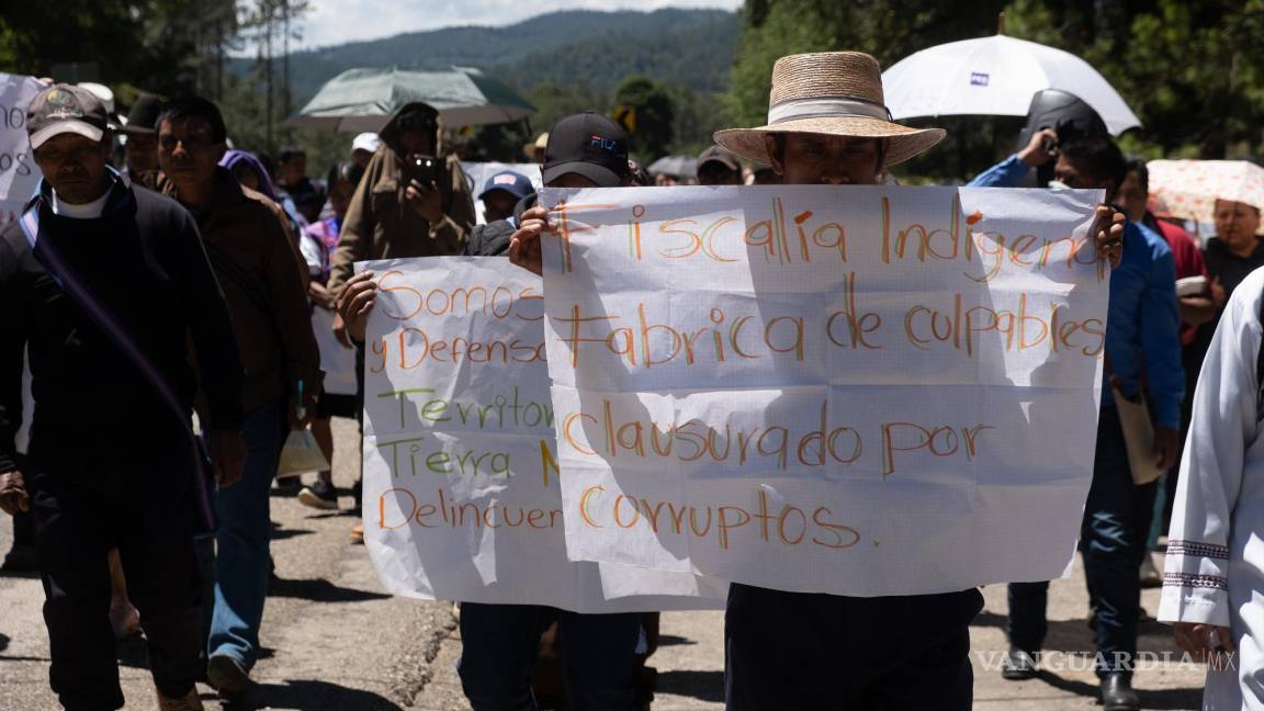 Exigen liberar a indígenas acusados de homicidio