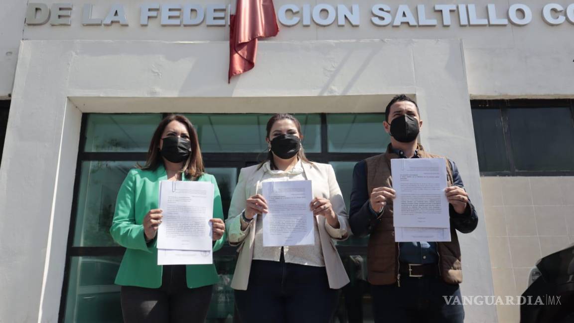 Denuncia PAN en Coahuila ante FGR malversación de recursos públicos previo a consulta para revocación de mandato