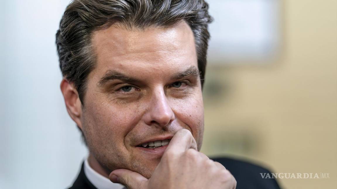 $!El representante republicano Matt Gaetz en el Congreso en Washington el 22 de septiembre del 2023.