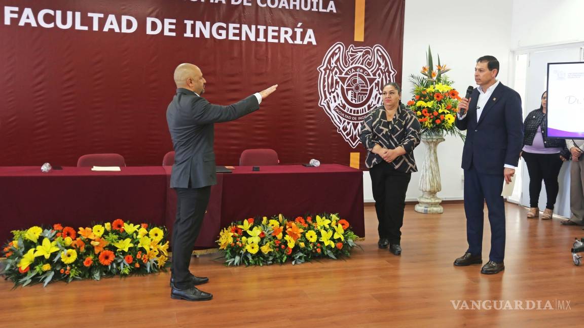 $!Juan Carlos Ortiz Cuéllar asumió el compromiso de fortalecer la vinculación con la industria y actualizar los planes de estudio ante los desafíos tecnológicos y ambientales.