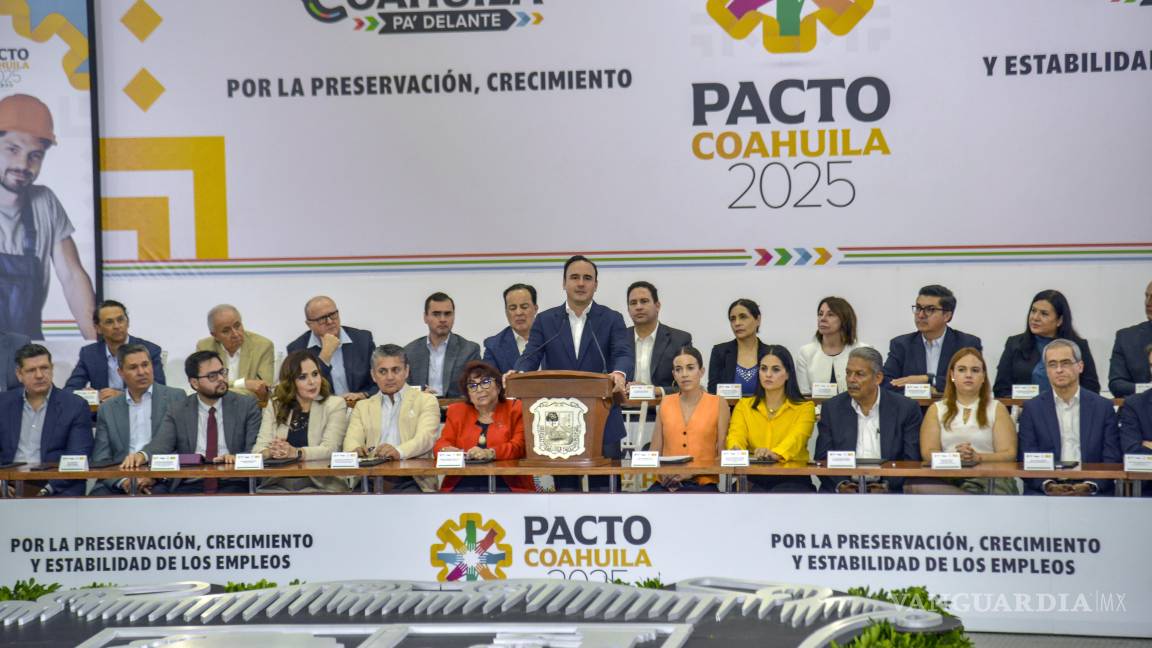Gobierno, sindicatos y empresarios se comprometen por el futuro laboral de Coahuila
