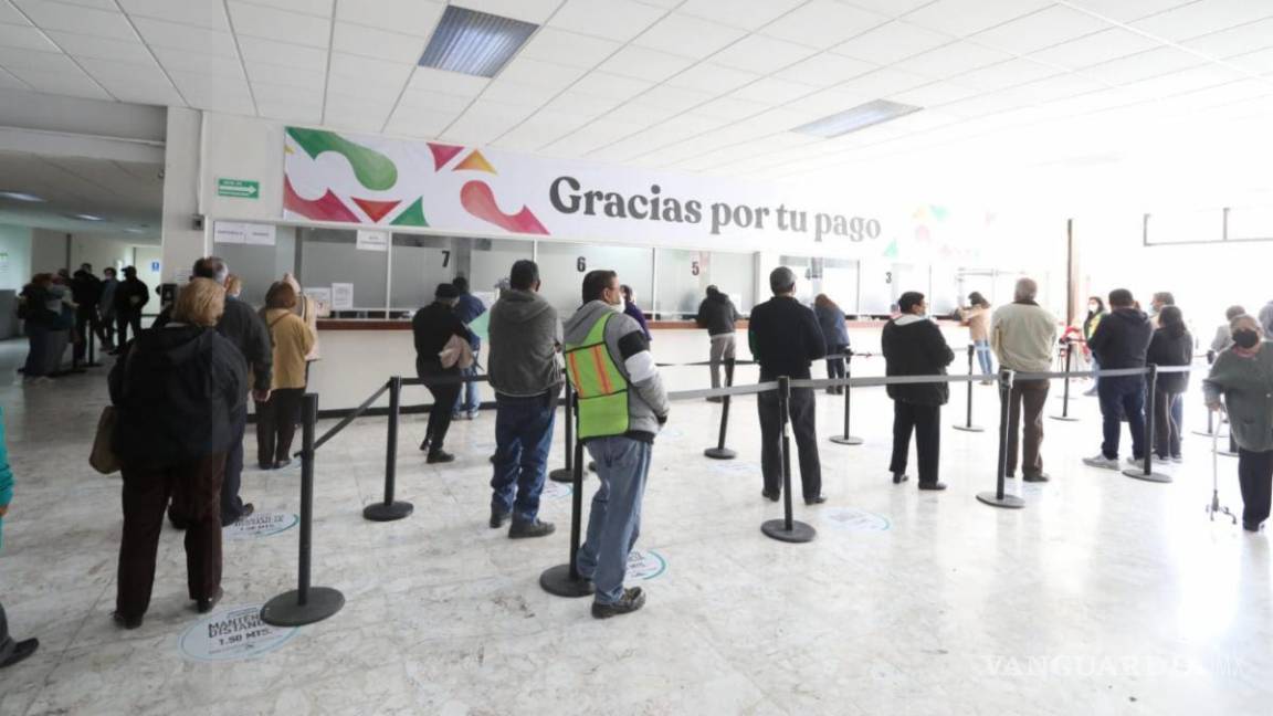 Último mes de descuento en predial en Saltillo, 5% de descuento