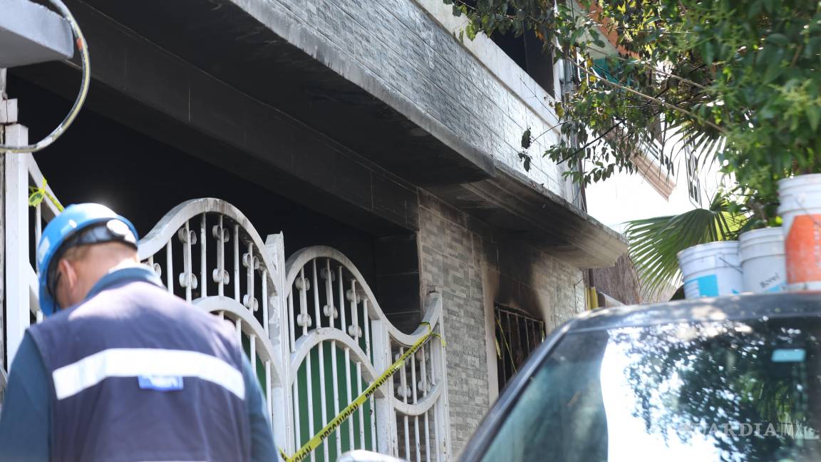 $!La fachada calcinada revela la magnitud del incendio que ha conmocionado a Saltillo.