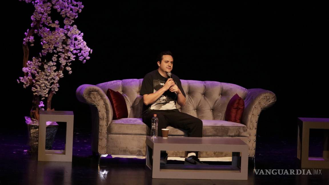 $!Ricardo O’Farrill conquistó a Saltillo con su ‘Falacia’ en el Teatro Fernando Soler